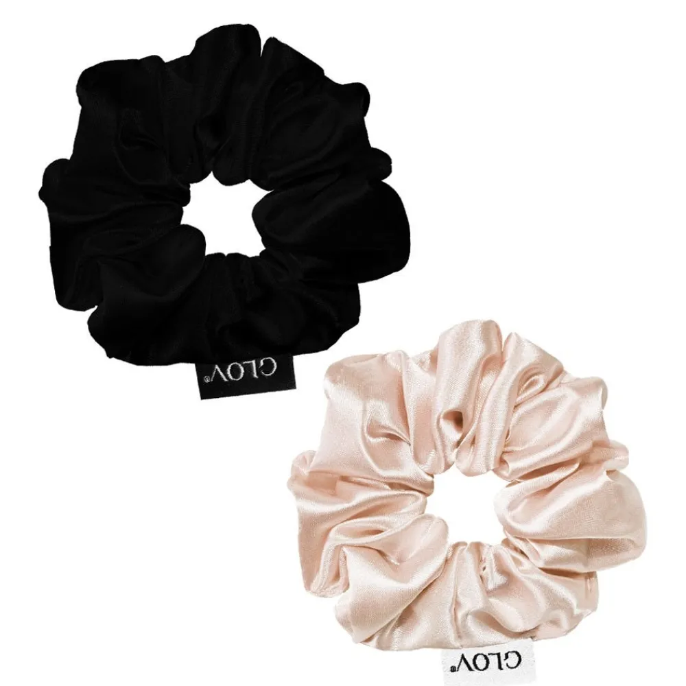 GLOV Haarschmuck^Scrunchies 2 Pack S - Champagne & Black