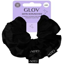 GLOV Haarschmuck|Scrunchies 3 Pack S/M/L - Black