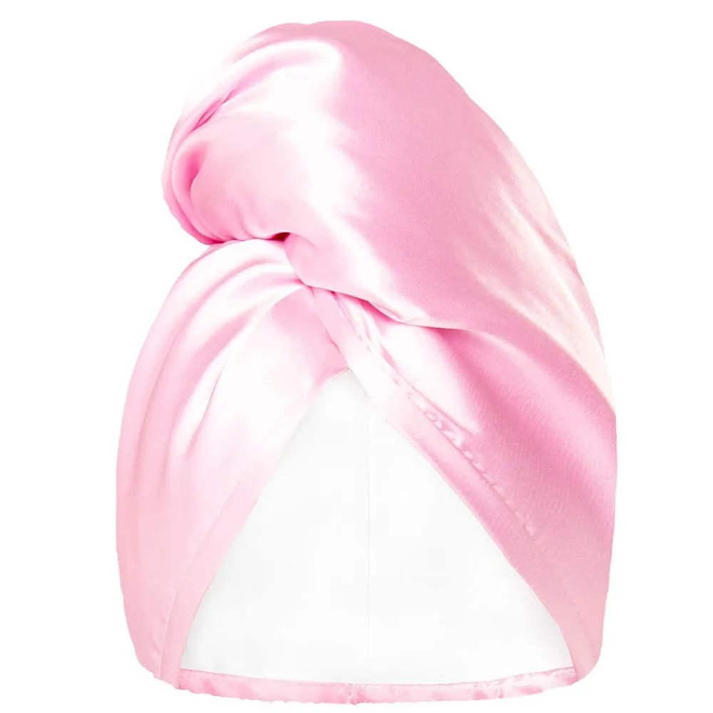 Sport and Satin Hair Towel Wrap - Pink-GLOV Sale