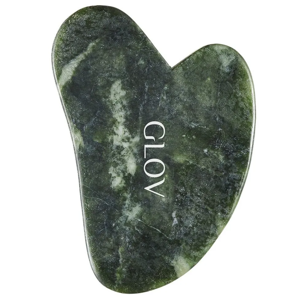 GLOV Gesicht^Stone Green Jade Gua Sha