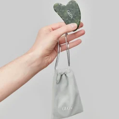 GLOV Gesicht^Stone Green Jade Gua Sha