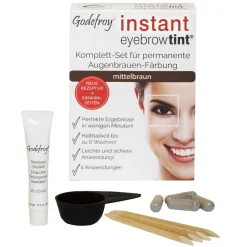 GODEFROY Augenbrauen- & Wimpernfarbe|Gesicht^Instant Eyebrow Tint Mittelbraun