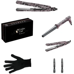 Golden Curl Lockenstäbe|Glätteisen^Luxury Set (Lace)