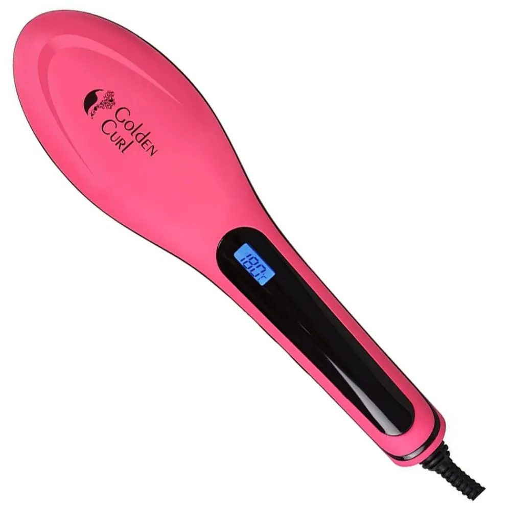 Golden Curl Kämme & Bürsten|Glätteisen|Str8 Haarglätter Bürste (Pink)