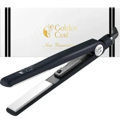 Golden Curl Glätteisen|Glätteisen|Tourmaline Glätteisen (Black & White)