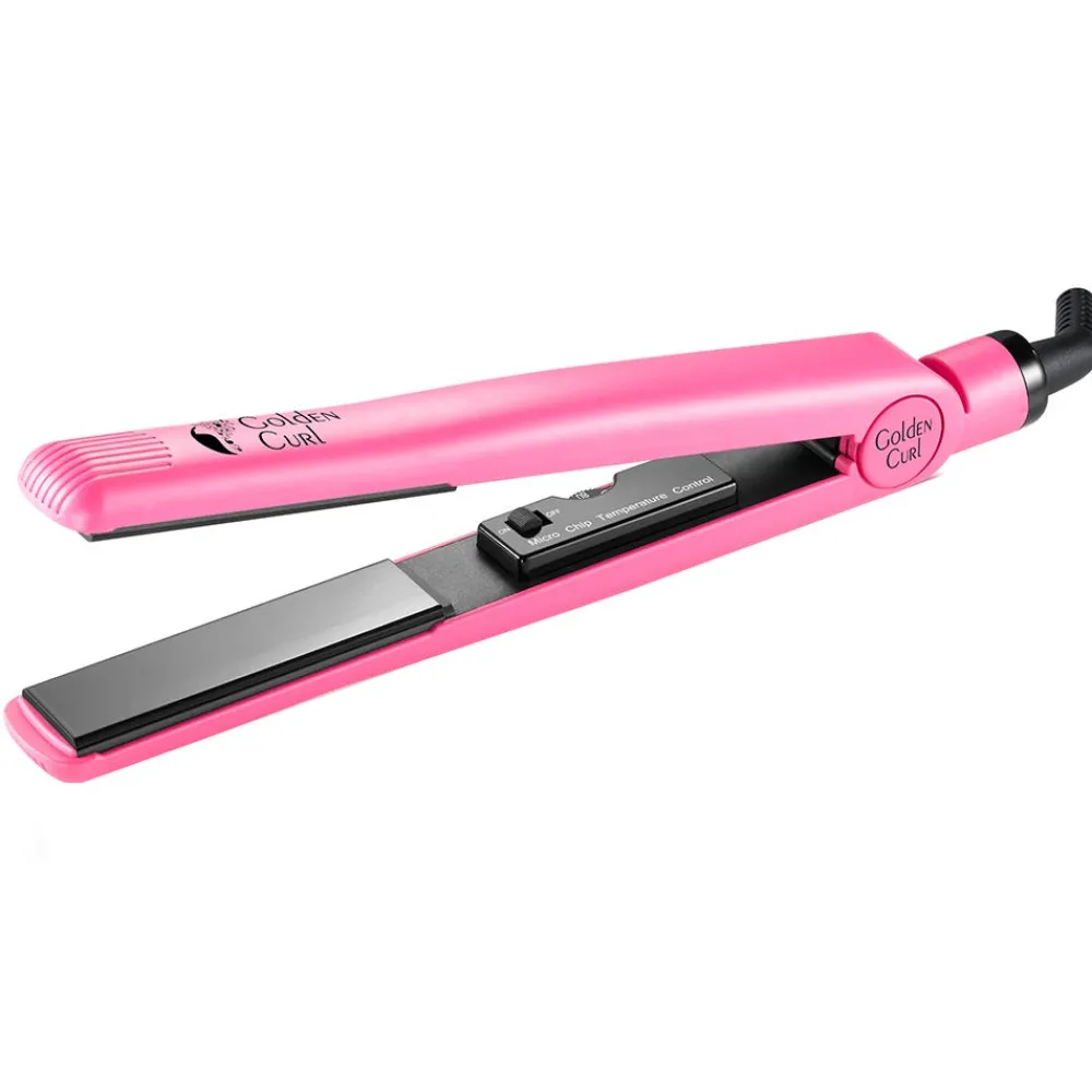 Golden Curl Glätteisen|Glätteisen|Tourmaline Glätteisen (Pink)