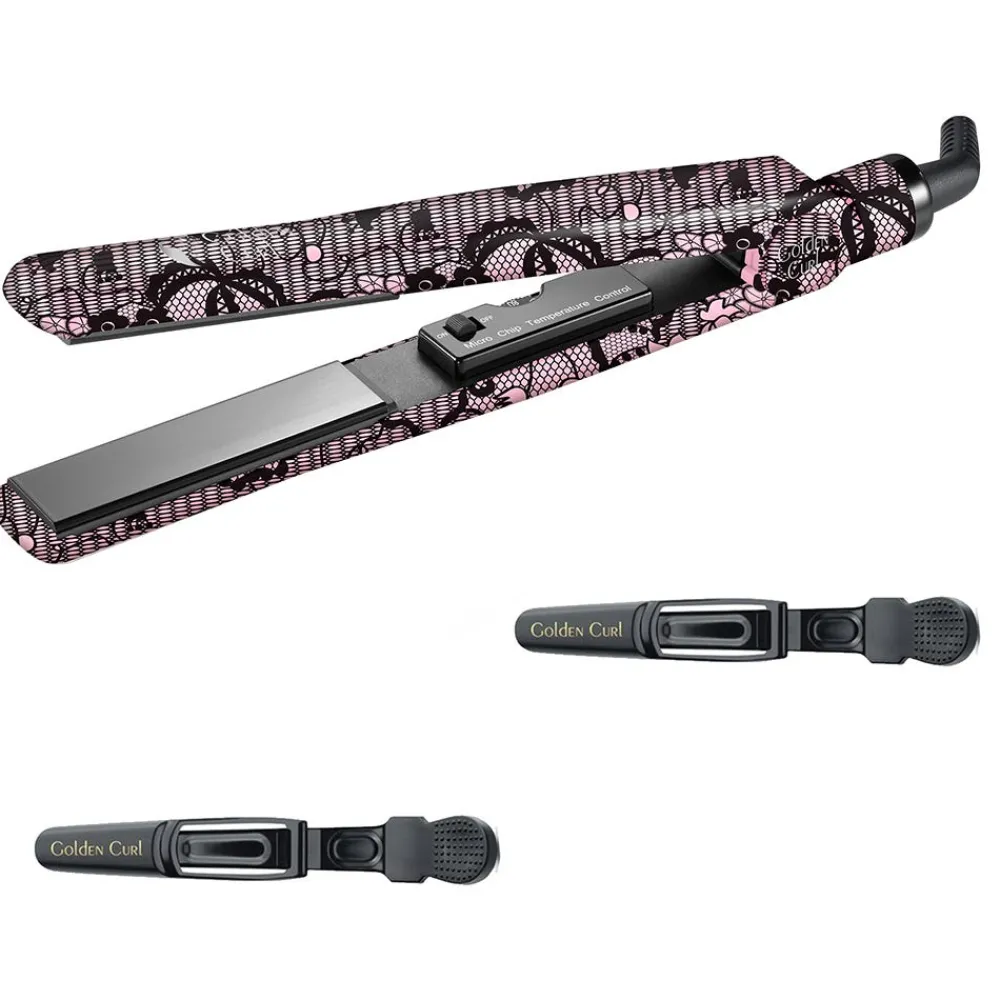 Golden Curl Glätteisen|Glätteisen|Tourmaline Glätteisen (Lace)