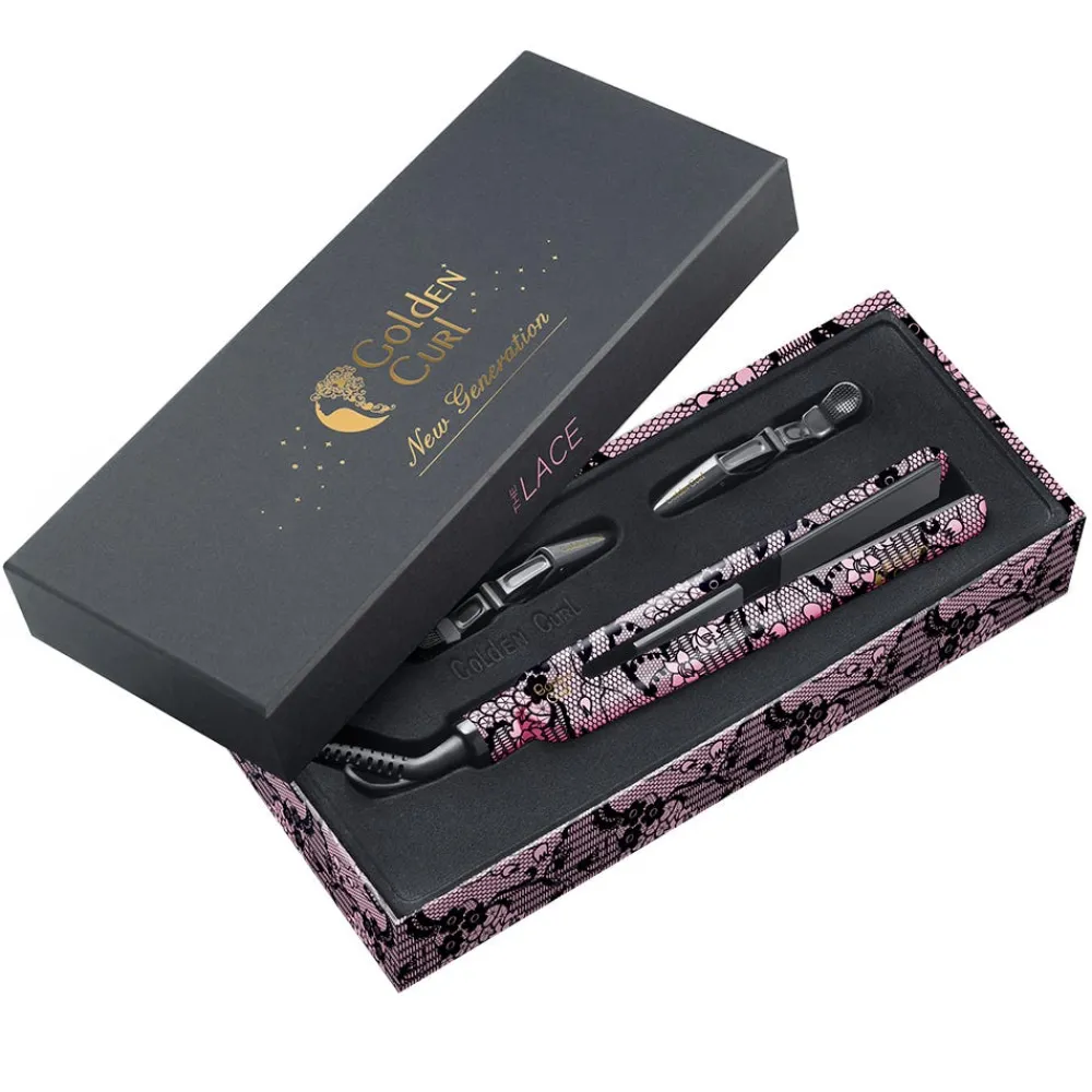 Golden Curl Glätteisen|Glätteisen|Tourmaline Glätteisen (Lace)
