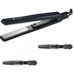 Golden Curl Glätteisen|Glätteisen^Tourmaline/Titanium Glätteisen (Silber)