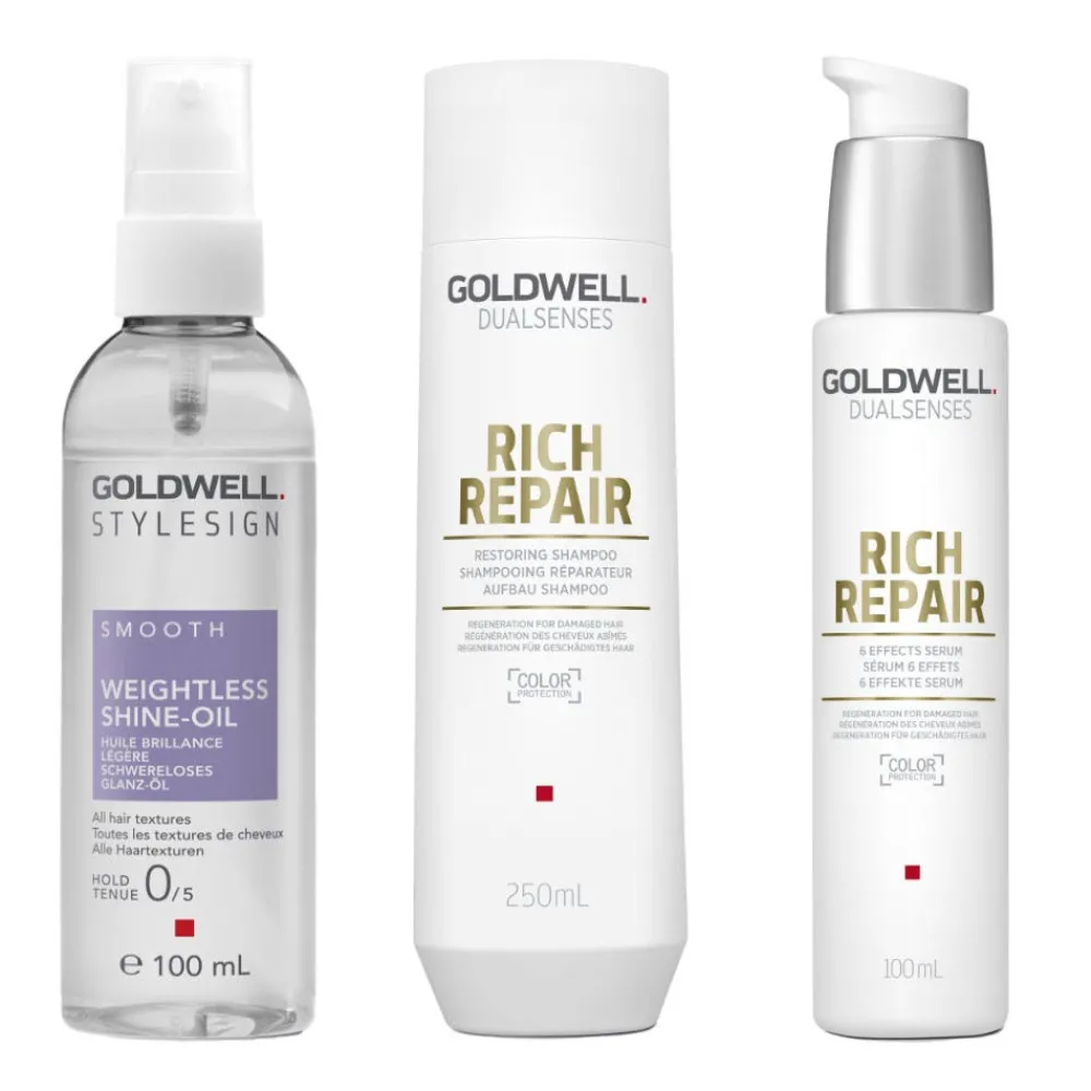 Goldwell Reparatur & Stärkung| Haaröle|Dualsenses & Stylesign Reparatur Bundle