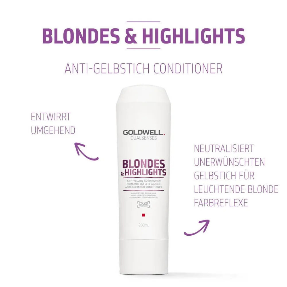 Dualsenses Blondes & Highlights Anti-Yellow Conditioner 200 ml-Goldwell Outlet