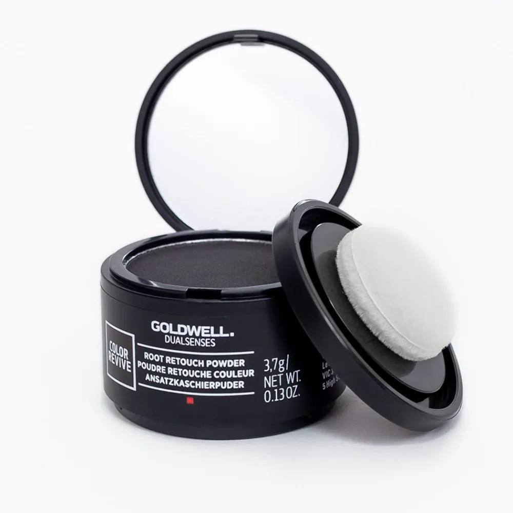 Goldwell Haarverdichtung|Dualsenses Color Revive Ansatzpuder Dunkelbraun bis Schwarz 3,7 g