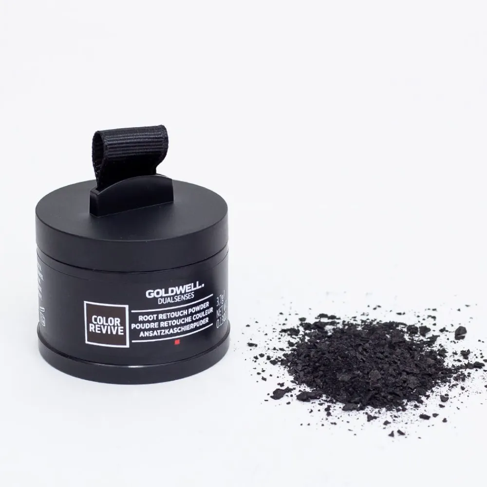 Goldwell Haarverdichtung|Dualsenses Color Revive Ansatzpuder Dunkelbraun bis Schwarz 3,7 g