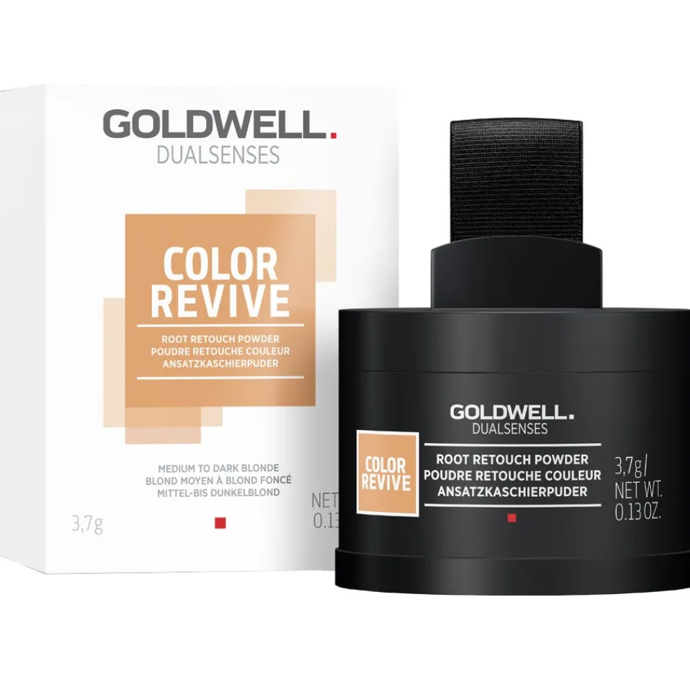 Goldwell Haarverdichtung|Dualsenses Color Revive Ansatzpuder Mittel- bis Dunkelblond 3,7 g