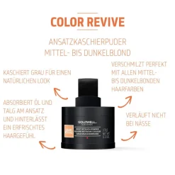 Goldwell Haarverdichtung|Dualsenses Color Revive Ansatzpuder Mittel- bis Dunkelblond 3,7 g