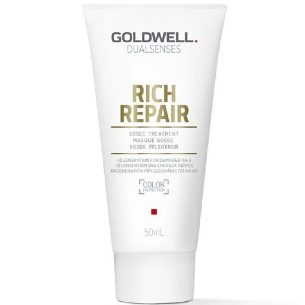 Goldwell Reisegrößen| Haarkur|Dualsenses Rich Repair 60 Sec Treatment 50 ml