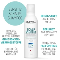 Dualsenses Scalp Specialist Sensitiv Foam Shampoo 250 ml-Goldwell Clearance