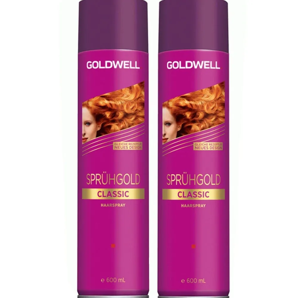 Goldwell Haarspray & Haarlack^Sprühgold Haarspray Bundle 2 x 600 ml