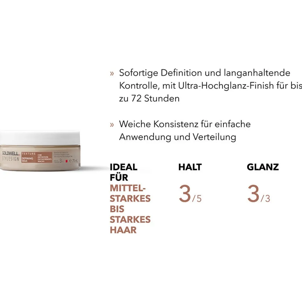 Stylesign Texture Definierendes Wachs 75 ml-Goldwell Hot