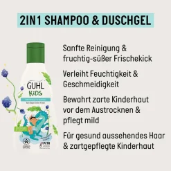 Guhl Hagel Nature|Körper^Kids 2 in 1 Shampoo & Duschgel Brombeerextrakt 250 ml