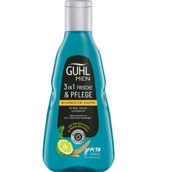 Guhl Shampoo|MEN Frische & Pflege Belebendes 3in1 Shampoo 250 ml