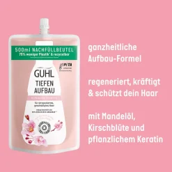 Tiefenaufbau Shampoo Nachfüllbeutel 500 ml-Guhl Clearance