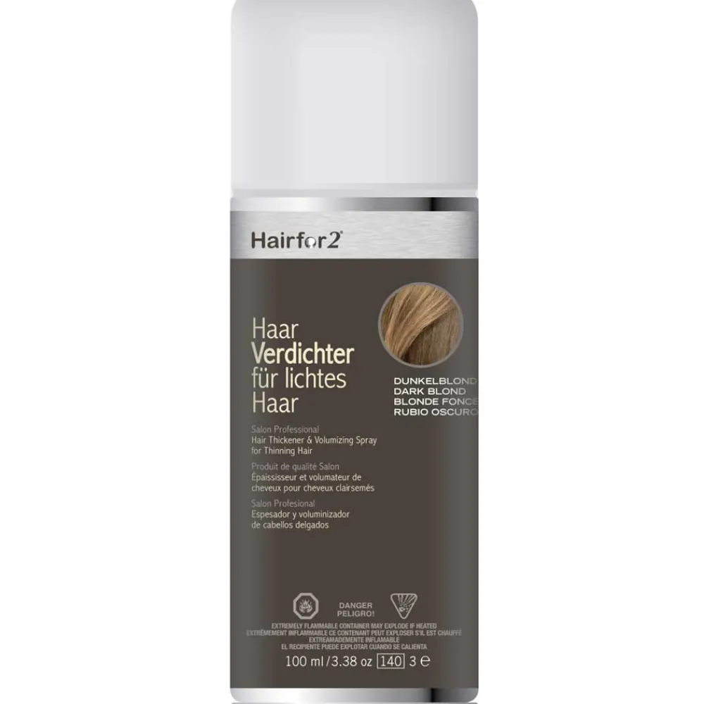 Hairfor2 Haarausfall & Spezialpflege|Haarverdichtung|Haarauffüller Dunkelblond 100 ml
