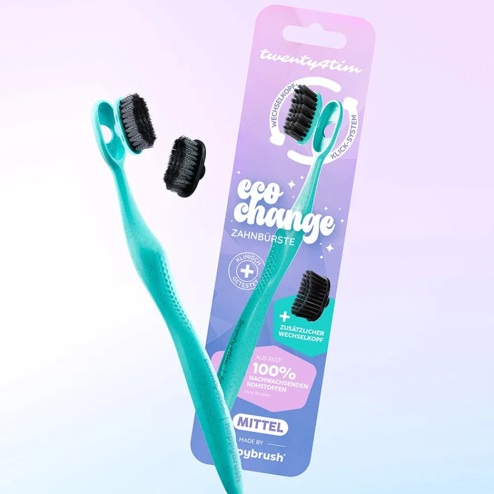 Happybrush Zahnpflege^Eco Change Zahnbürste Twenty4Tim