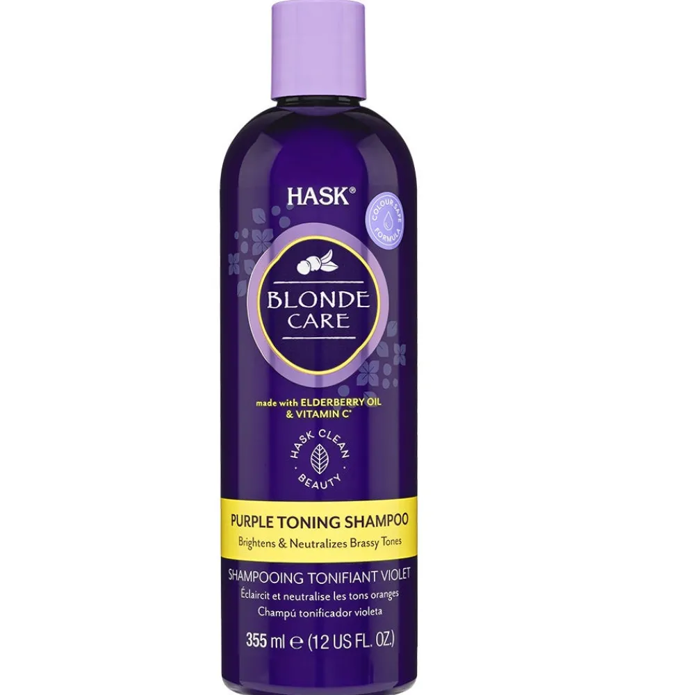 Blonde Care Purple Shampoo 355 ml-HASK Outlet