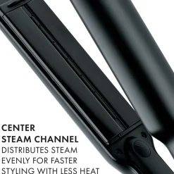 Pro Black Gold Steam Styler Glätteisen-Hot Tools Hot