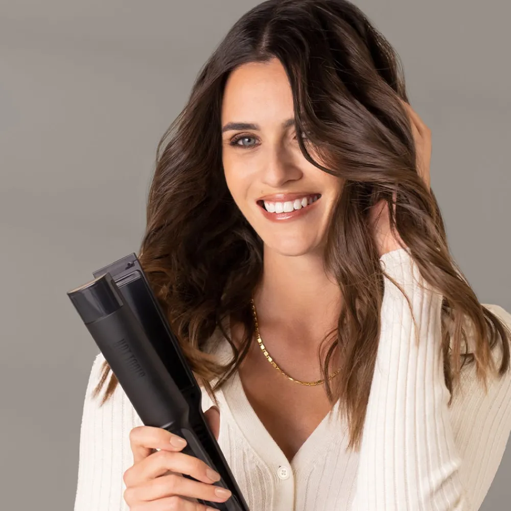 Pro Black Gold Steam Styler Glätteisen-Hot Tools Hot