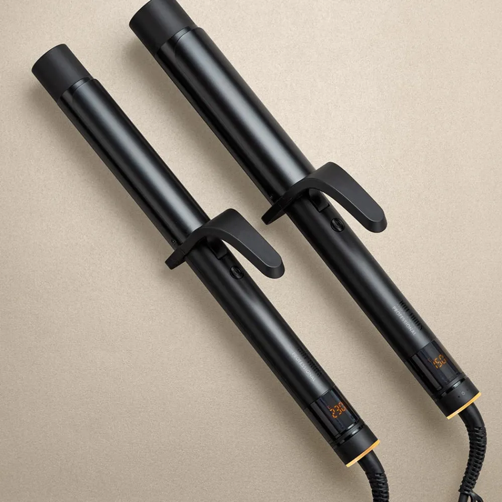 Professional Black Lockenstab 38 mm-Hot Tools Outlet