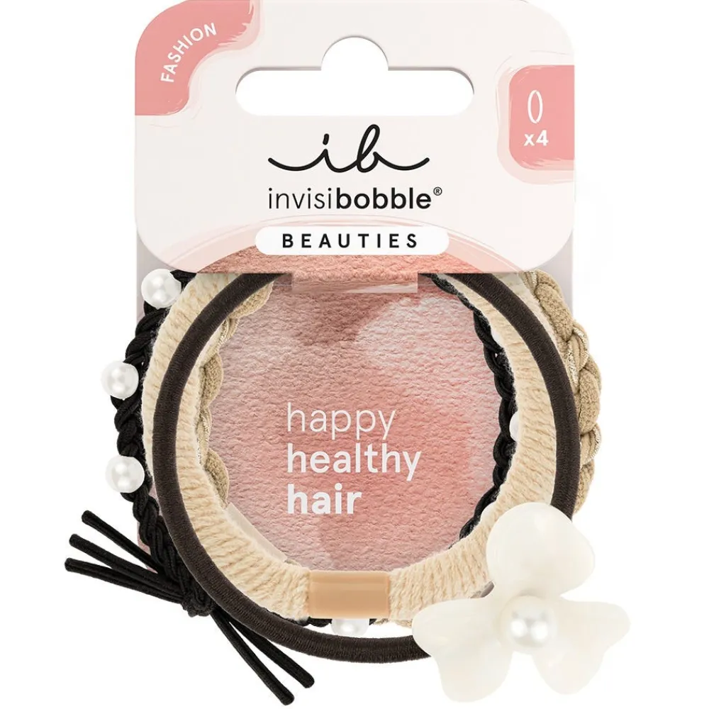 Invisibobble Haarschmuck|BEAUTIES Flower Pearl 4 Stück