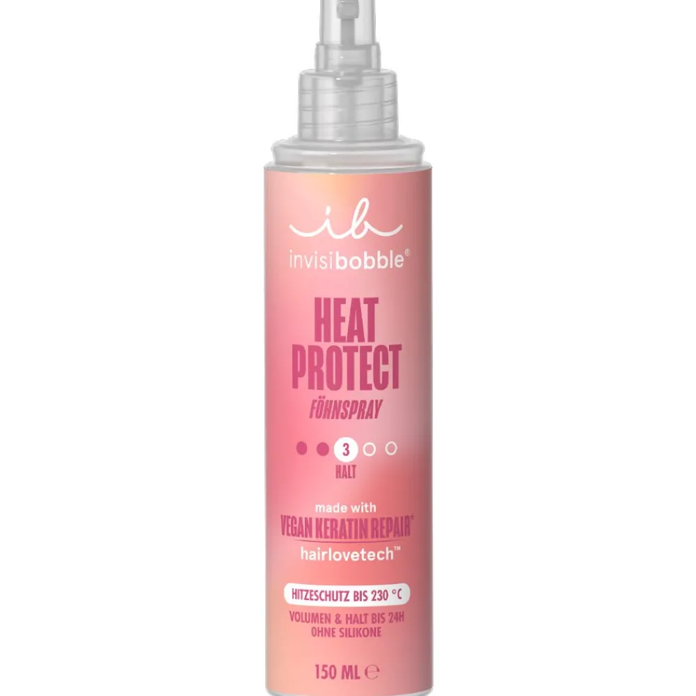 Invisibobble Haarspray & Haarlack|Hair Styling Heat Protect Föhnspray 150 ml