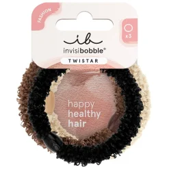 TWISTAR Brownies 3 Stück-Invisibobble Hot