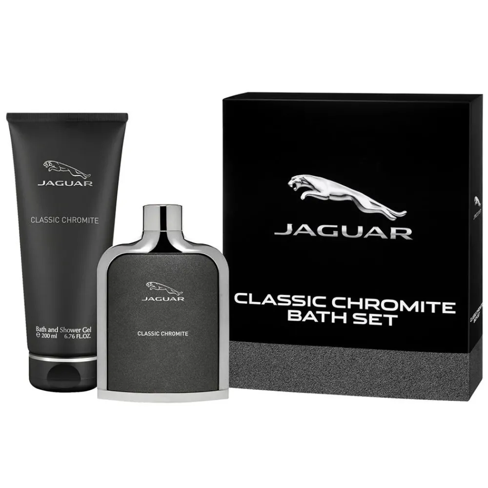 JAGUAR Classic Chromite Set Eau de Toilette 100 ml + Shower Gel 200 ml-Jaguar Fragrances Best