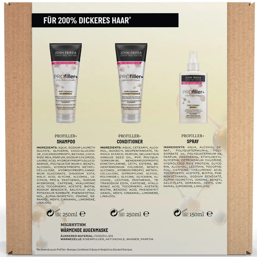 John Frieda Gesicht| Shampoo|PROFiller+ Vorteils-Set
