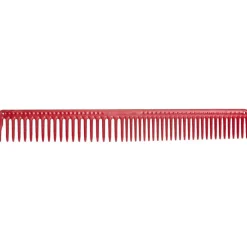 JRL Professional Kämme & Bürsten|Kämme|Long Round Tooth Cutting Comb 9" red