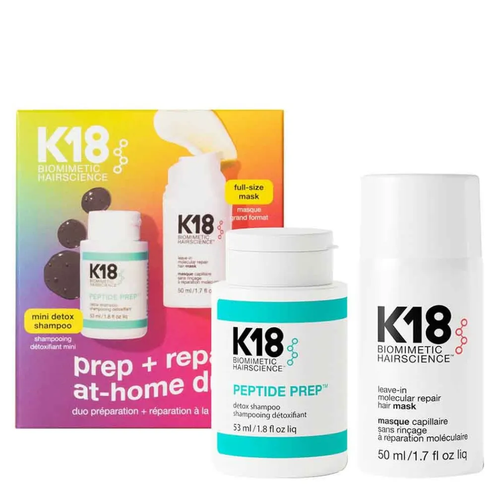 K18 Haarkur| Shampoo|Prep + Repair Reparatur-Set Duo
