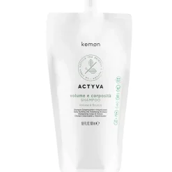 Actyva Volume e Corposita Shampoo Pouch Bag 500 ml-kemon