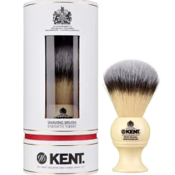 Synthetik Rasierpinsel Medium Elfenbein-KENT Best