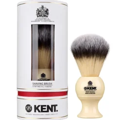 KENT Rasur|Synthetik Rasierpinsel Groß Elfenbein