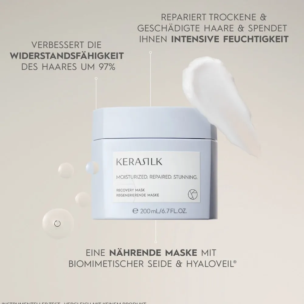 Kerasilk Hagel Nature| Haarkur|Regenerierende Maske 500 ml
