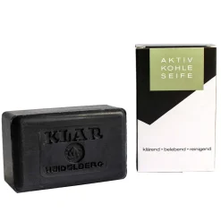Klar Seifen Hagel Nature|Gesicht|Klar's Aktivkohleseife 100 g