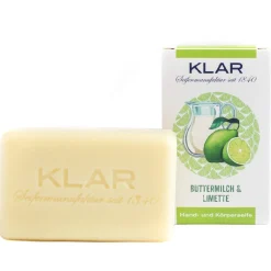 Klar Seifen Hagel Nature|Hand & Fuß|Klar's Buttermilch & Limettenseife 100 g