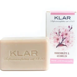 Klar's Kirschblüten & Reismilchseife 100 g-Klar Seifen Best