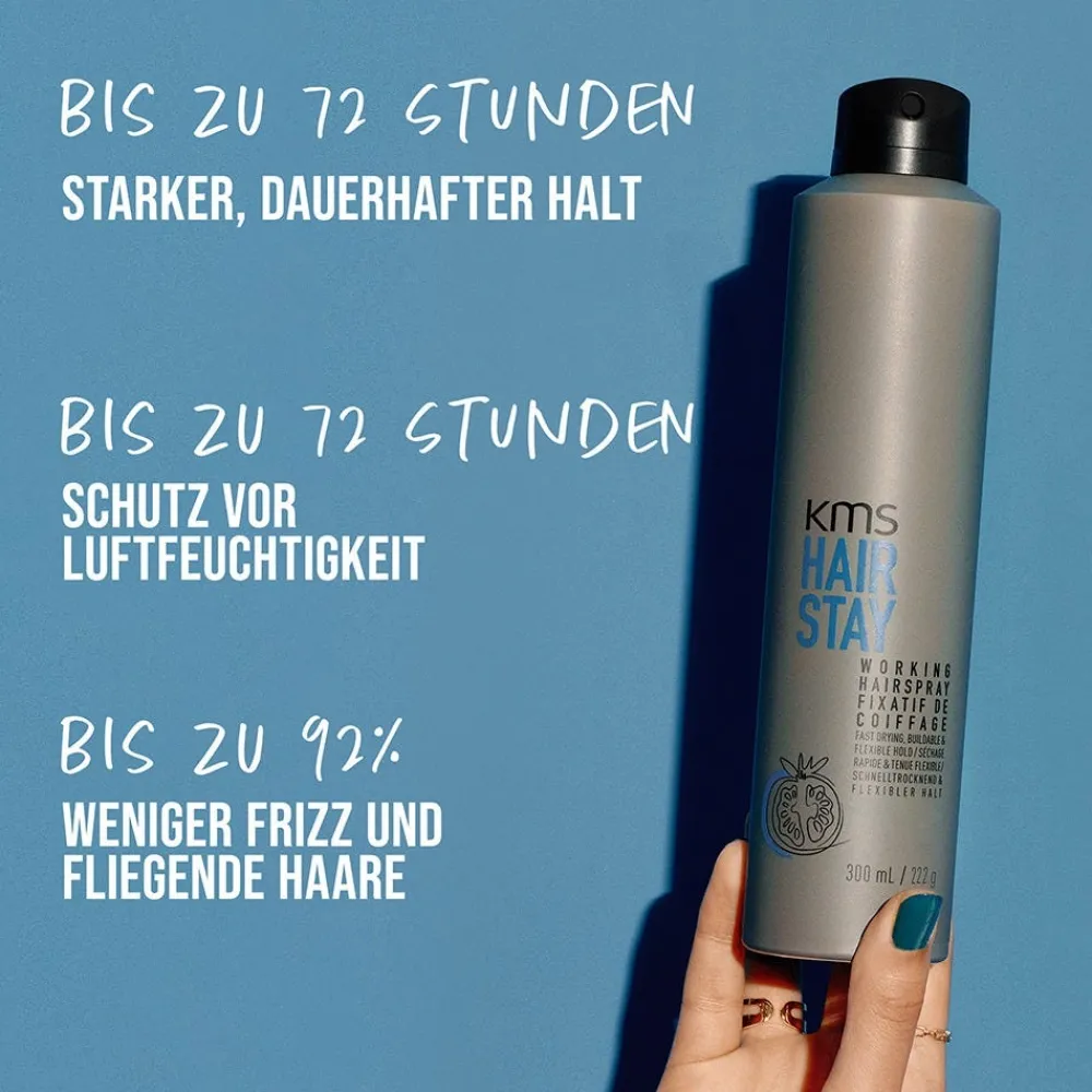 KMS Reisegrößen| Haarspray & Haarlack|HairStay Working Hairspray 75 ml