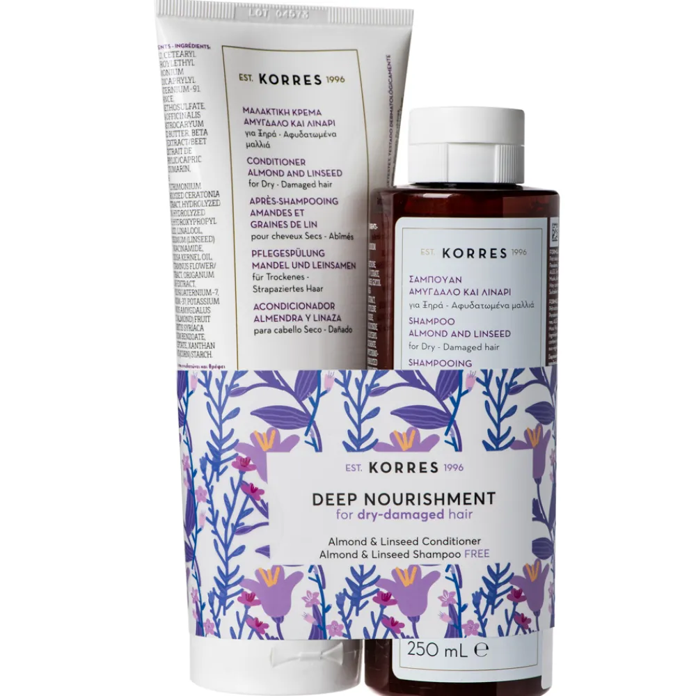 Korres Hagel Nature| Conditioner|Almond & Linseed Haarpflege Set