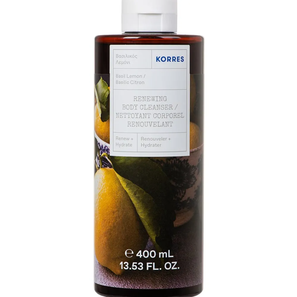 Korres Hagel Nature|Körper|Basil Lemon Revitalisierendes Duschgel 400 ml