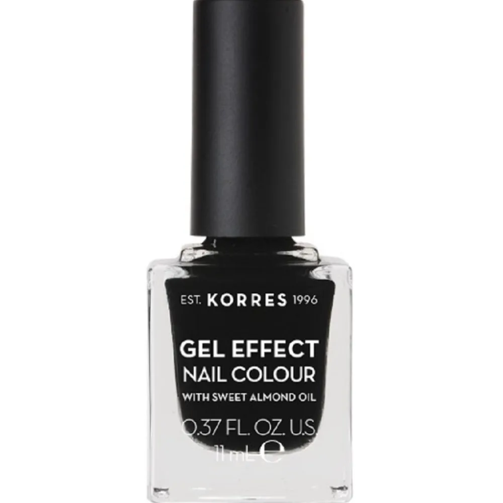 Gel-Effekt Nagellack Black 100 11 ml-Korres Discount